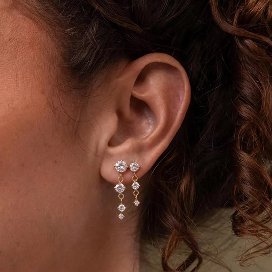 Dual Stream Earrings