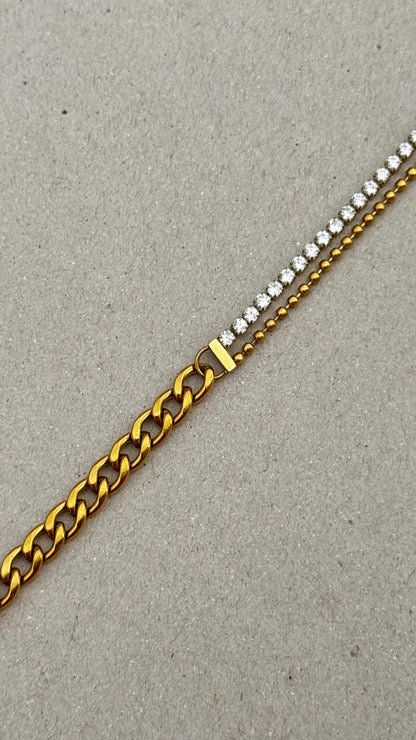 Chain Studded Bracelet