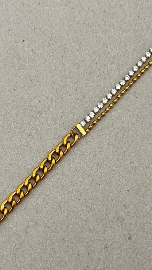 Chain Studded Bracelet