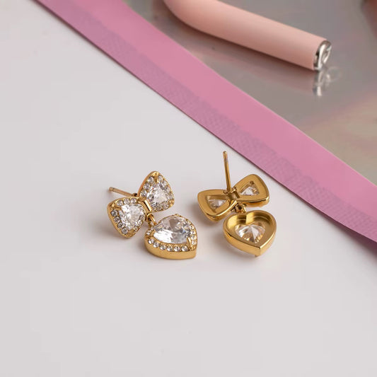 Twinkle Bow Earrings