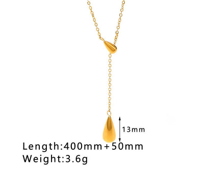 Dual Drop Necklace