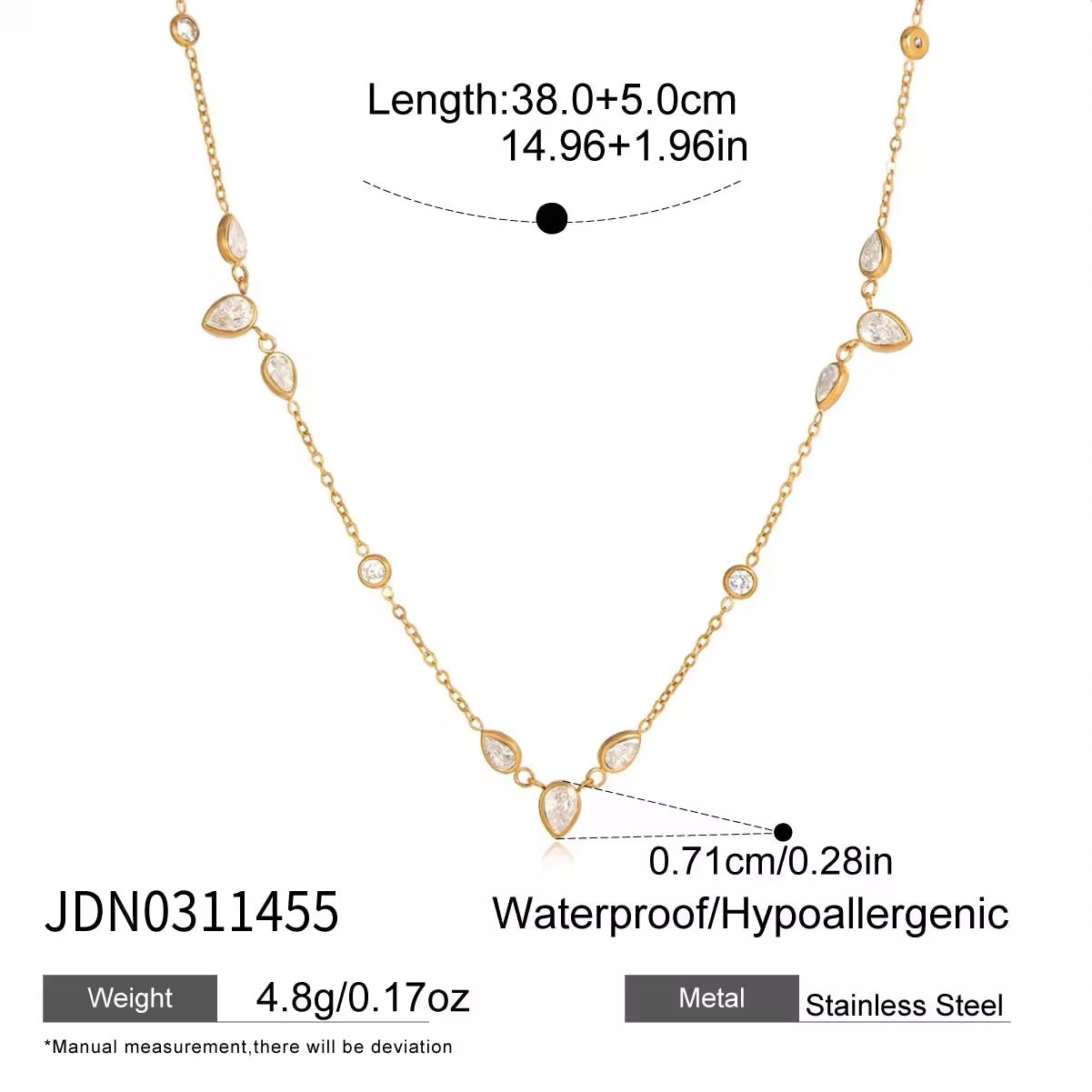 Teardrop Vine Choker