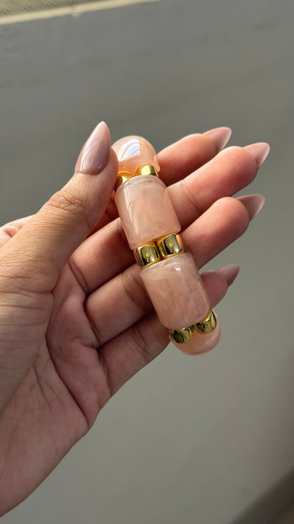 Marble Resin Bangles (Thick)