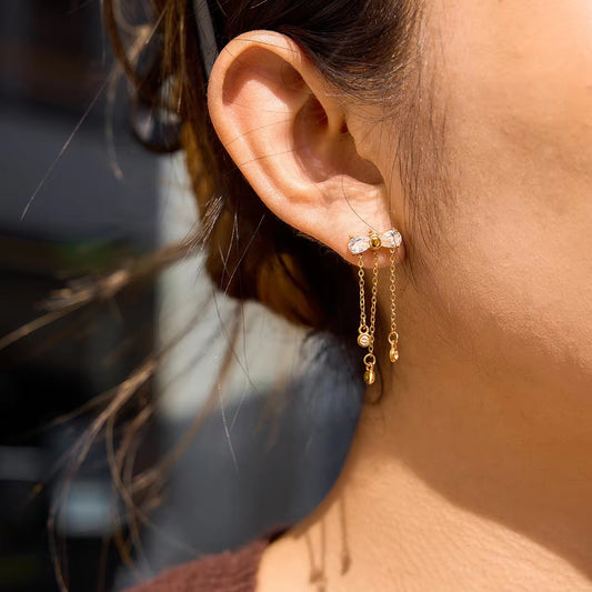 Sparkle Bow Studs