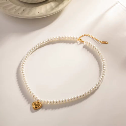 Heart of Pearls Necklace
