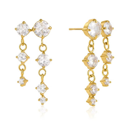 Dual Stream Earrings