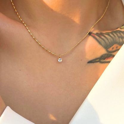 Dainty Circle Necklace